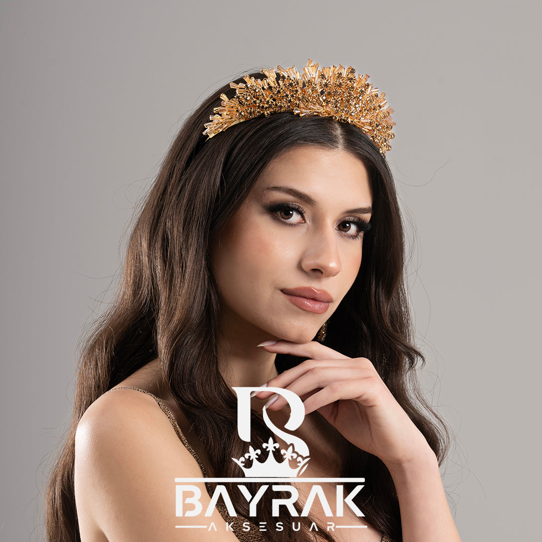 SULTAN's - 985 - / 3 Boyutlu Kına Tacı