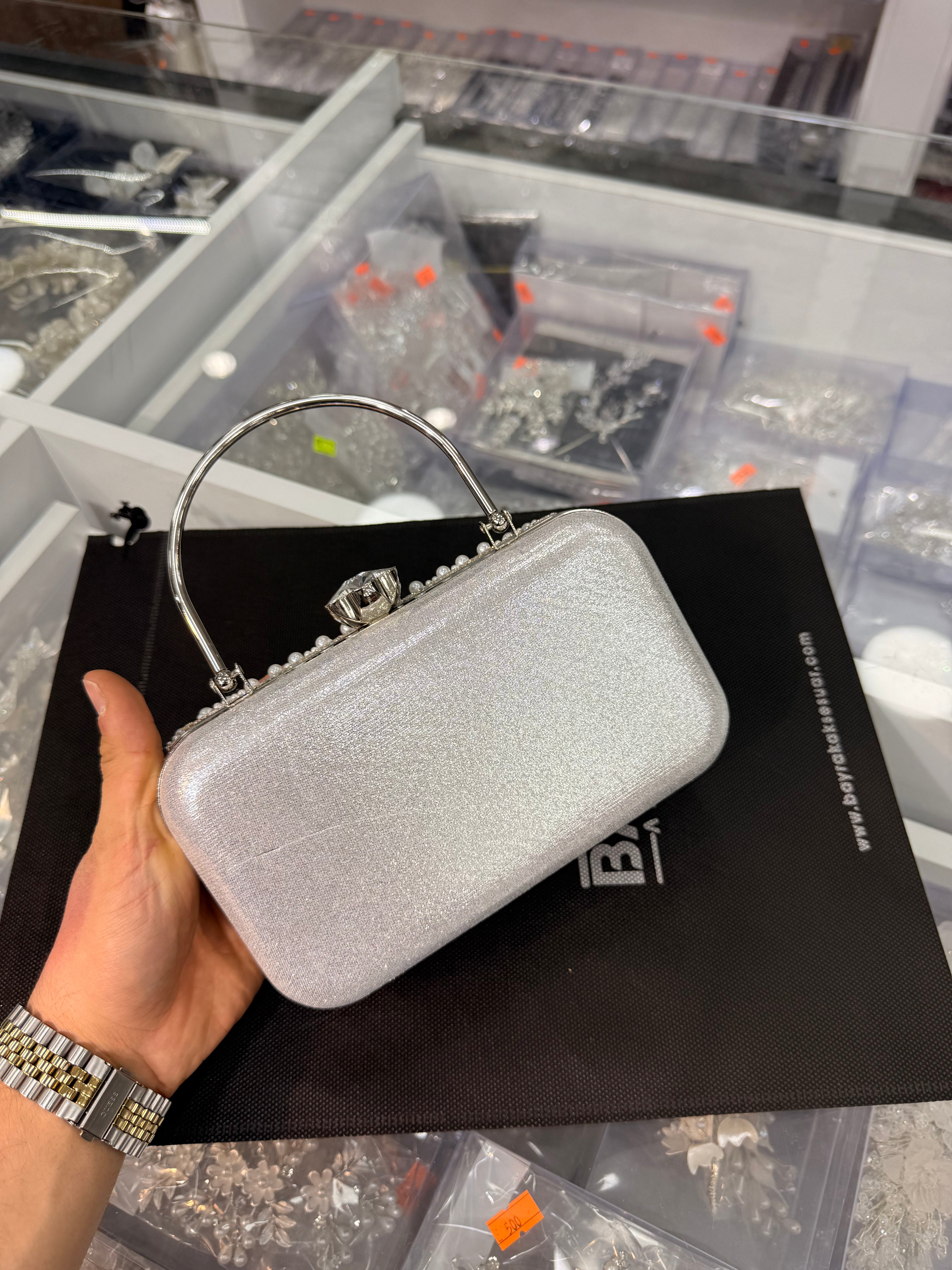 İNCİLİ ABİYE ÇANTA - BÇNT 250