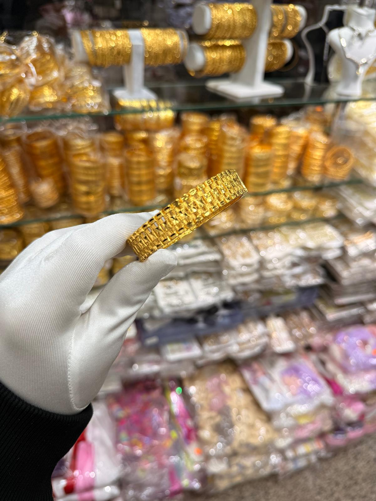 BGK 640 | 24K GOLD KAPLAMA KELEPÇE
