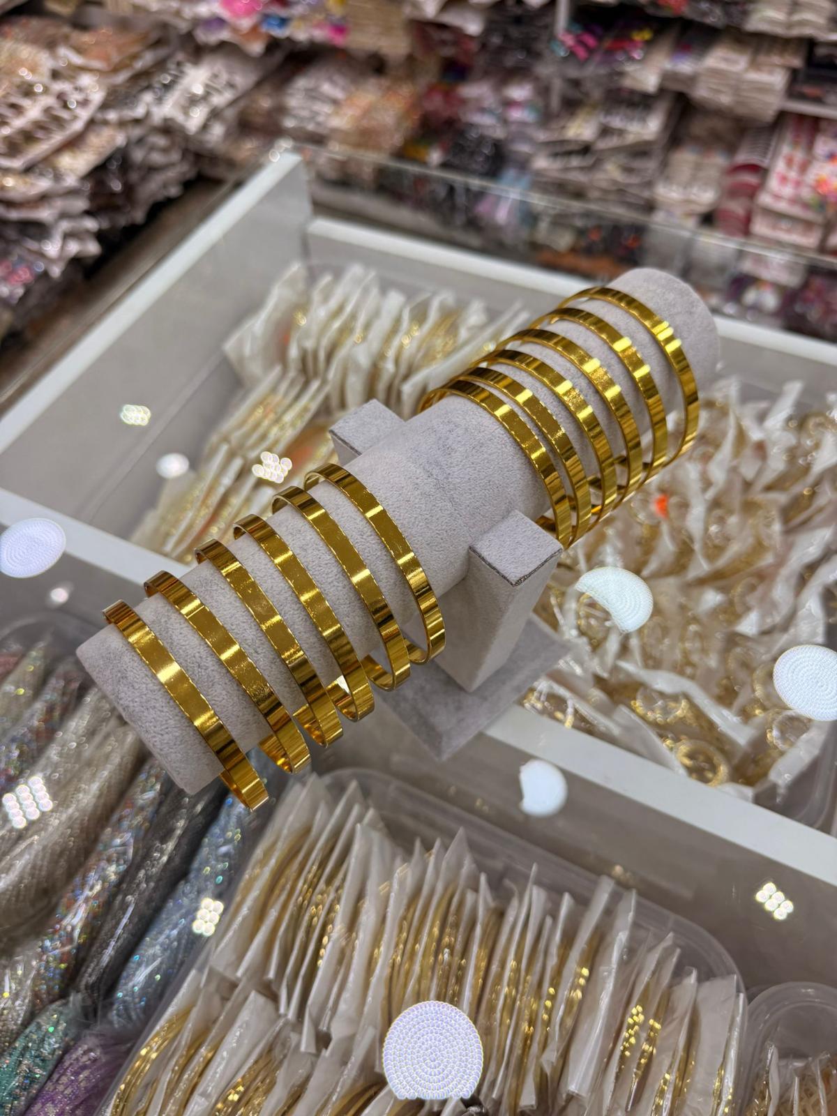 BGK 690 | 24K GOLD KAPLAMA BİLEZİK