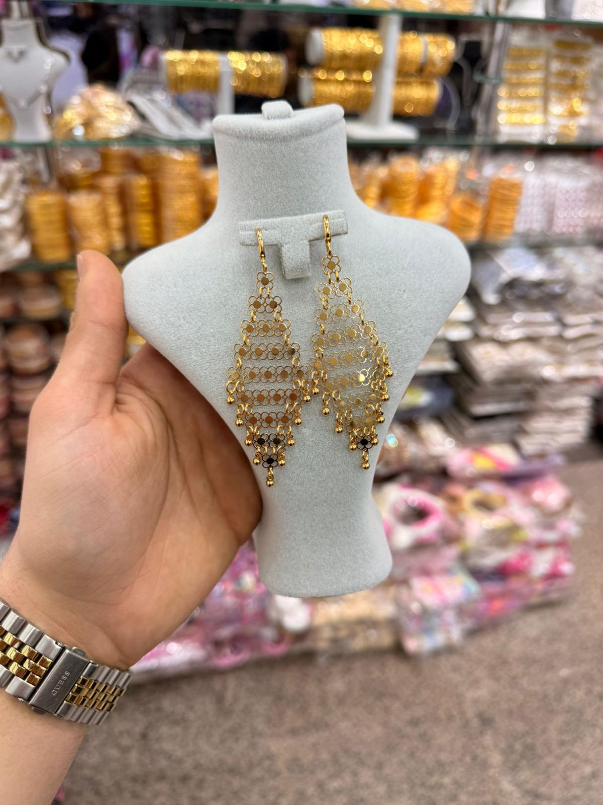 BGK 710 | 24K GOLD KAPLAMA KÜPE