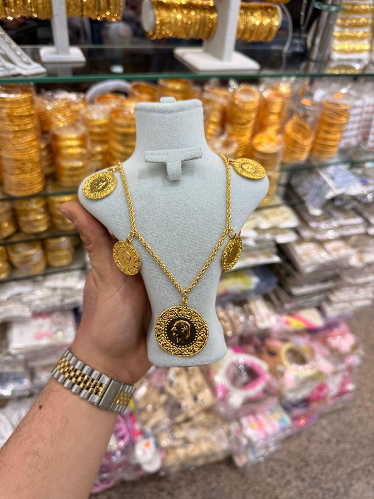 BGK 750 | 24K GOLD KAPLAMA KOLYE