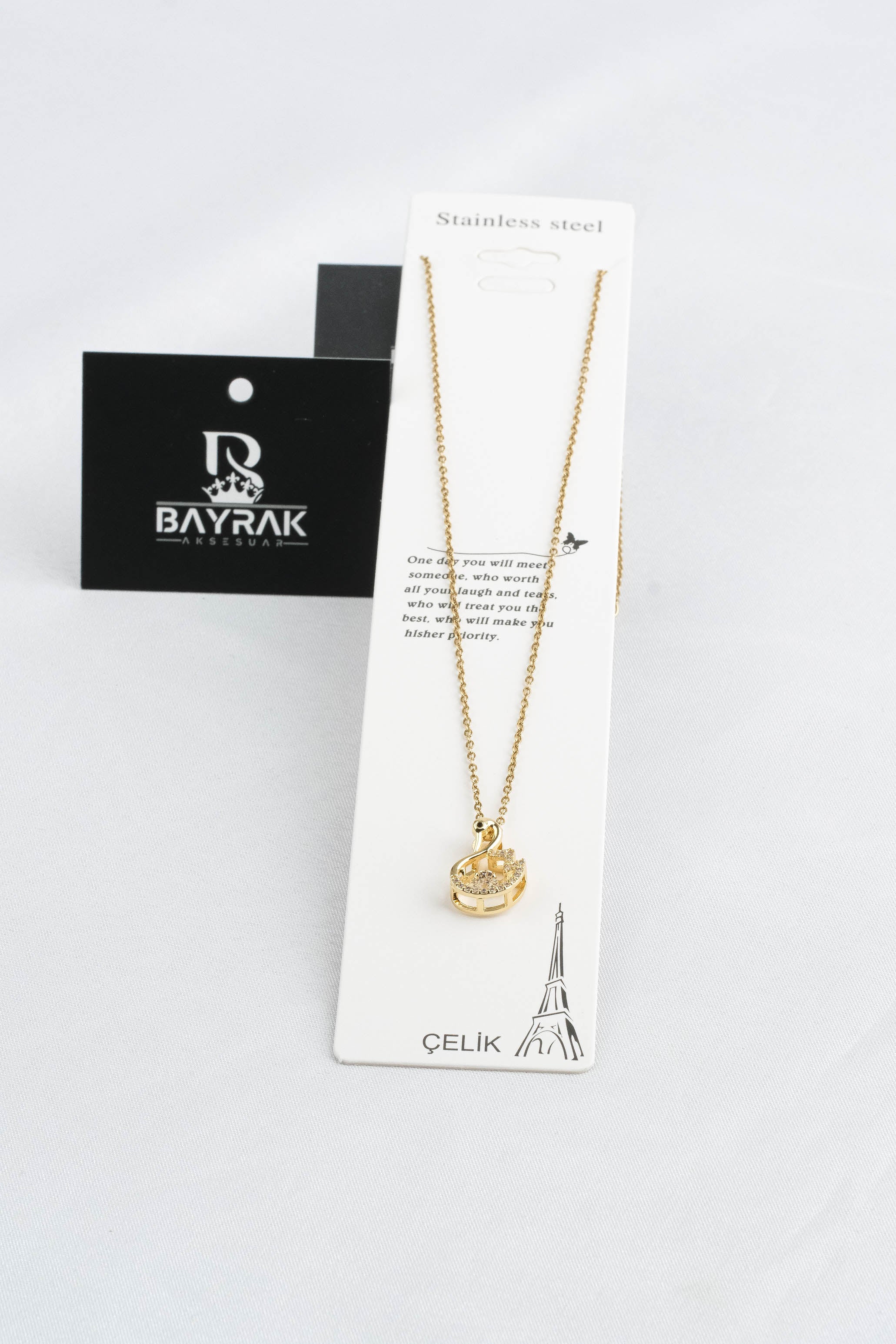 Çelik Kolye | BK 390 | (40+5) CM günlük takılar ürün görseli