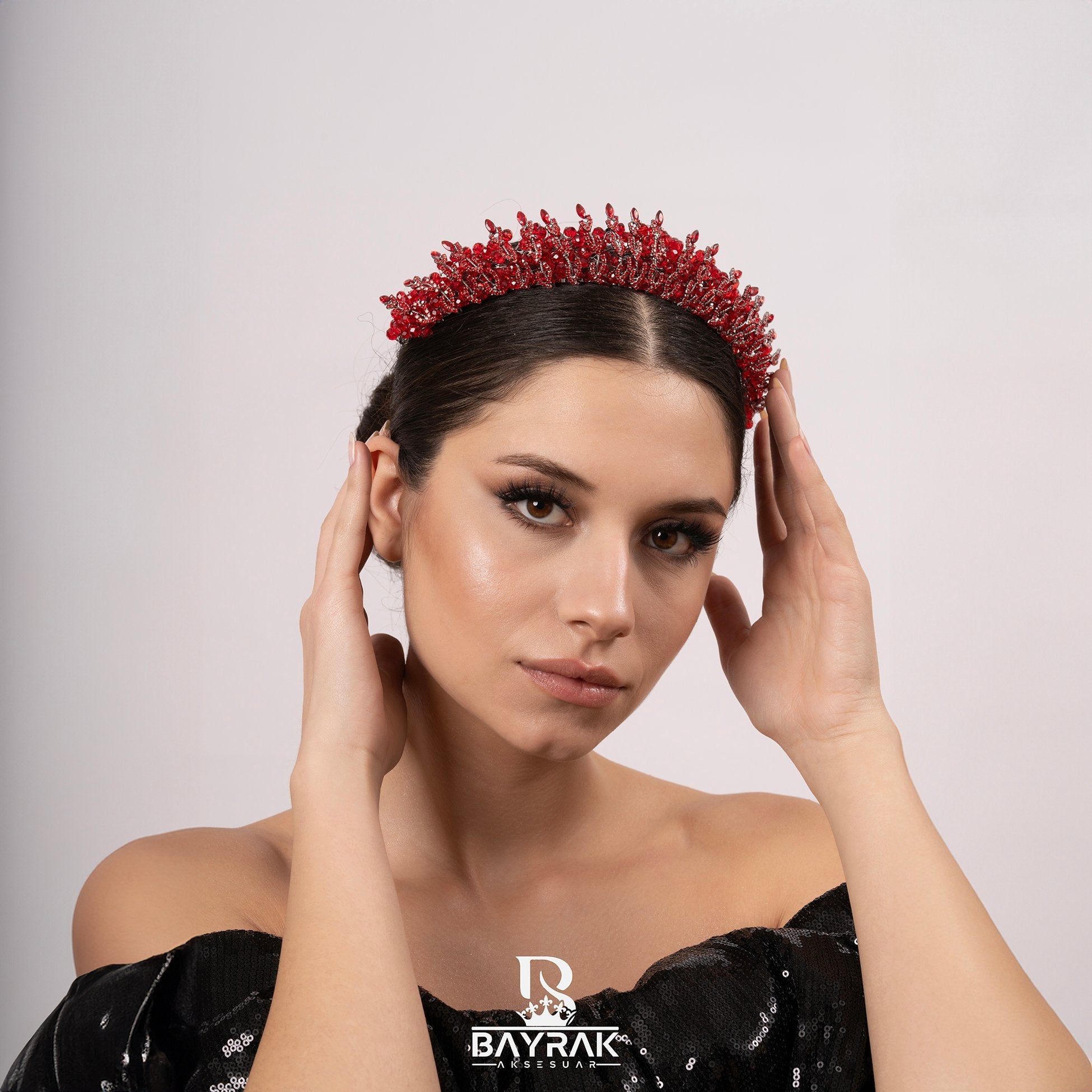 PERLA -665- / 3 Boyutlu Gelin / Kına Tacı