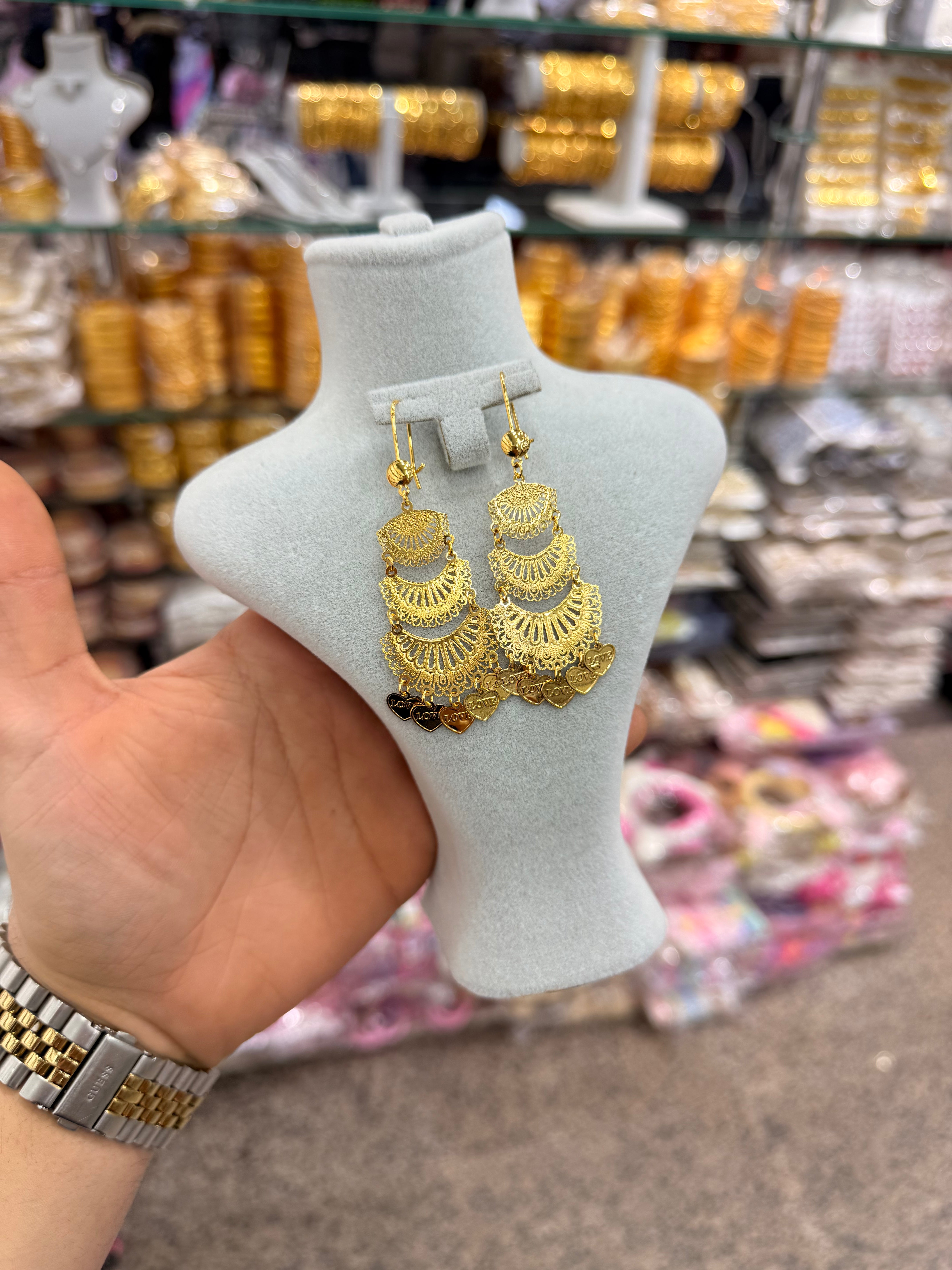 24K GOLD KAPLAMA KÜPE - BGKP 600