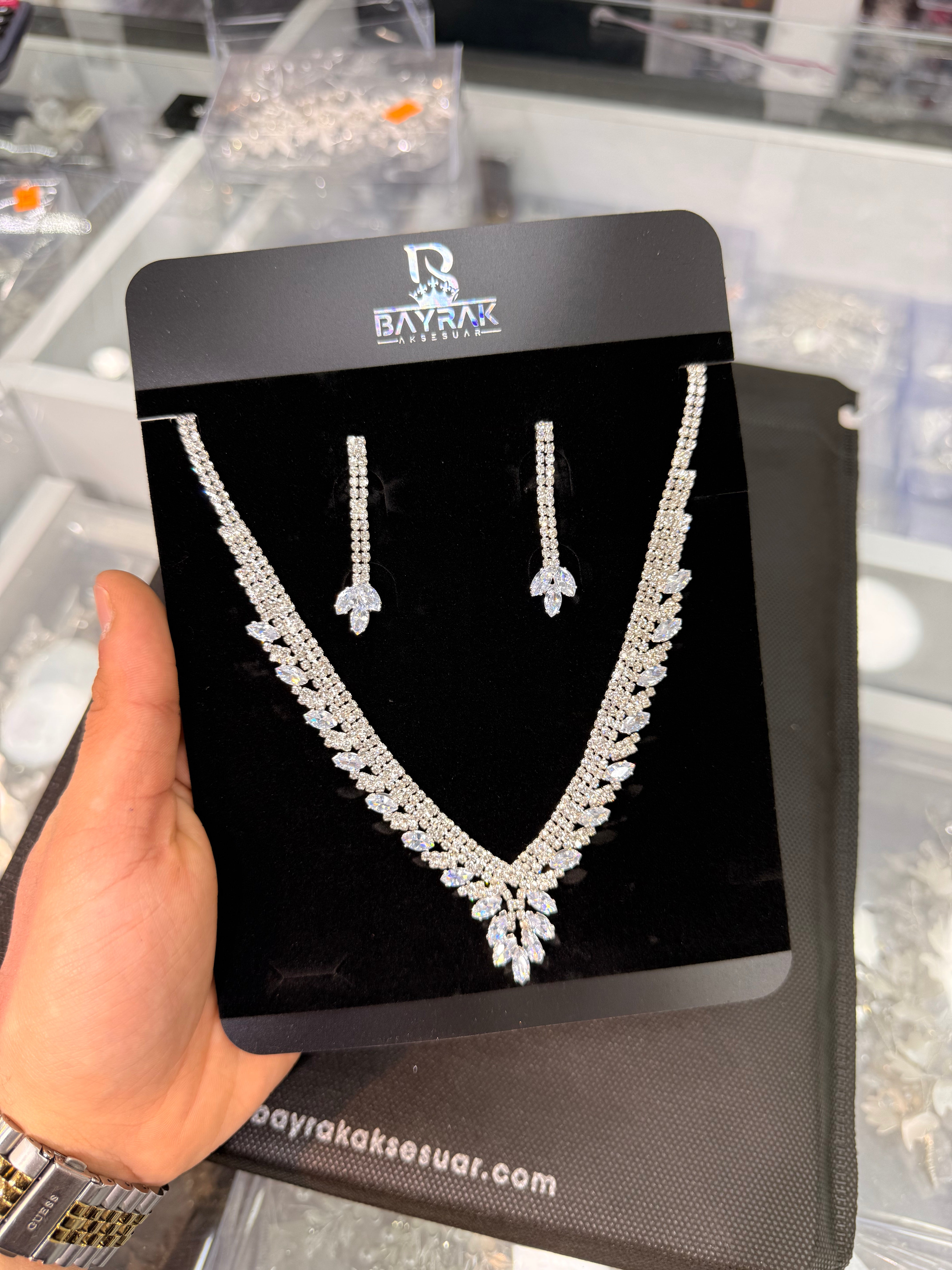 ABİYE TAŞLI TAKI SETİ - BBTK 2280