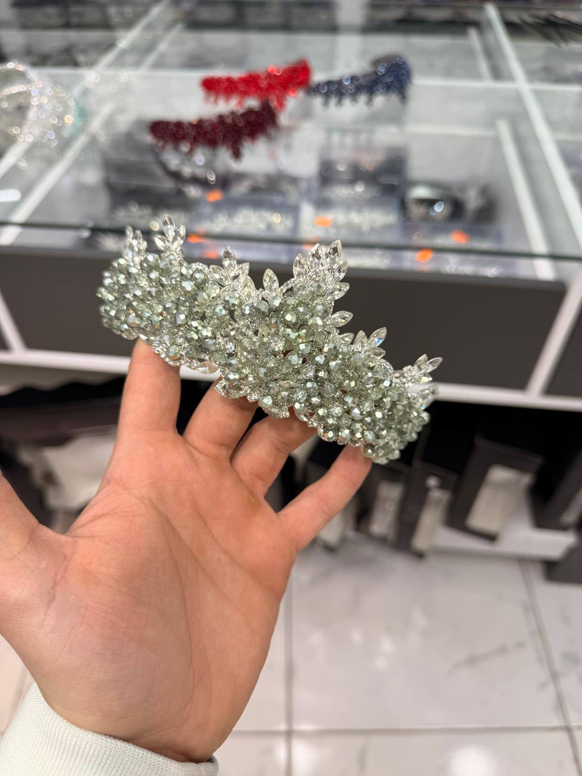PERLA -620- / 3 Boyutlu Gelin Tacı