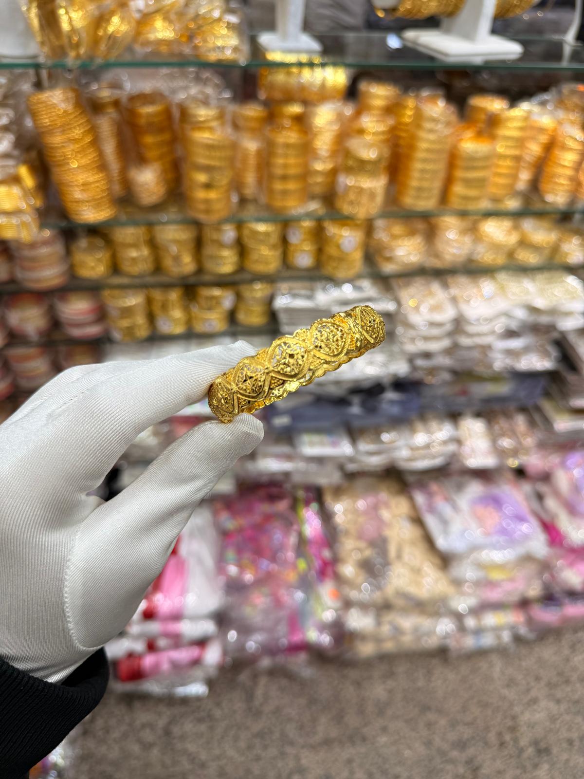 BGK 630 | 24K GOLD KAPLAMA KELEPÇE