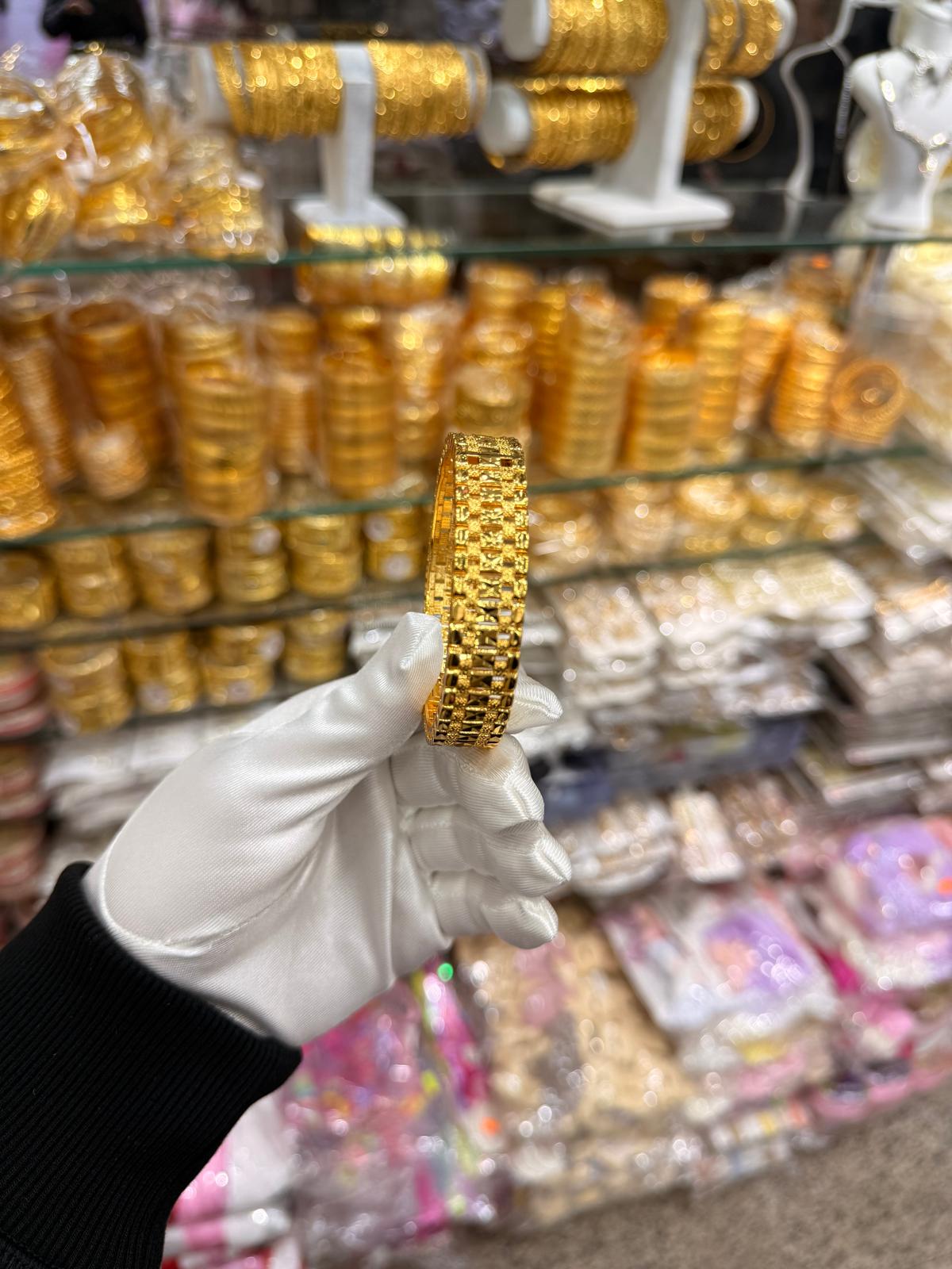 BGK 640 | 24K GOLD KAPLAMA KELEPÇE
