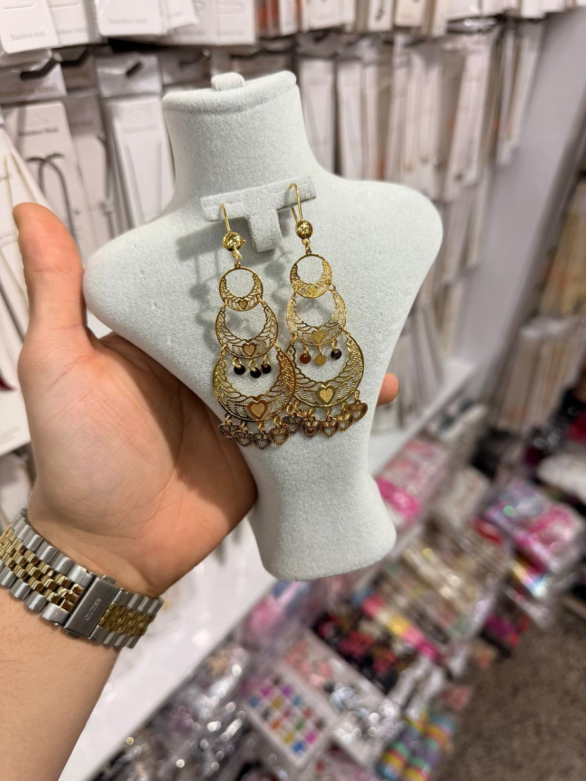 BGK 720 | 24K GOLD KAPLAMA KÜPE