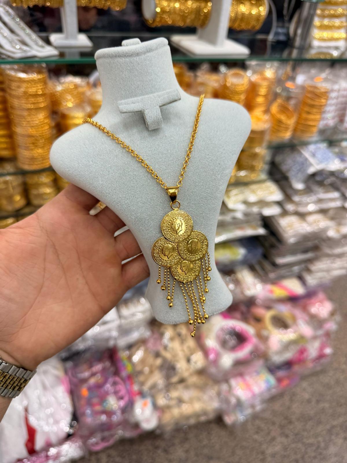 BGK 760 | 24K GOLD KAPLAMA KOLYE