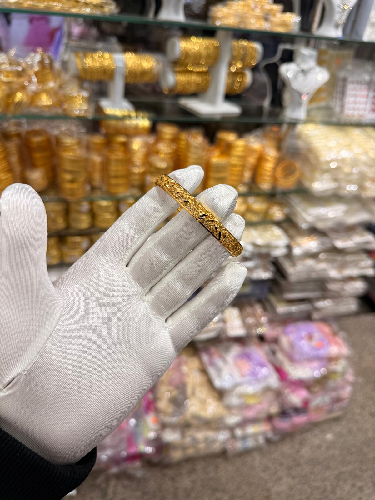 BGK 670 | 24K GOLD KAPLAMA KELEPÇE