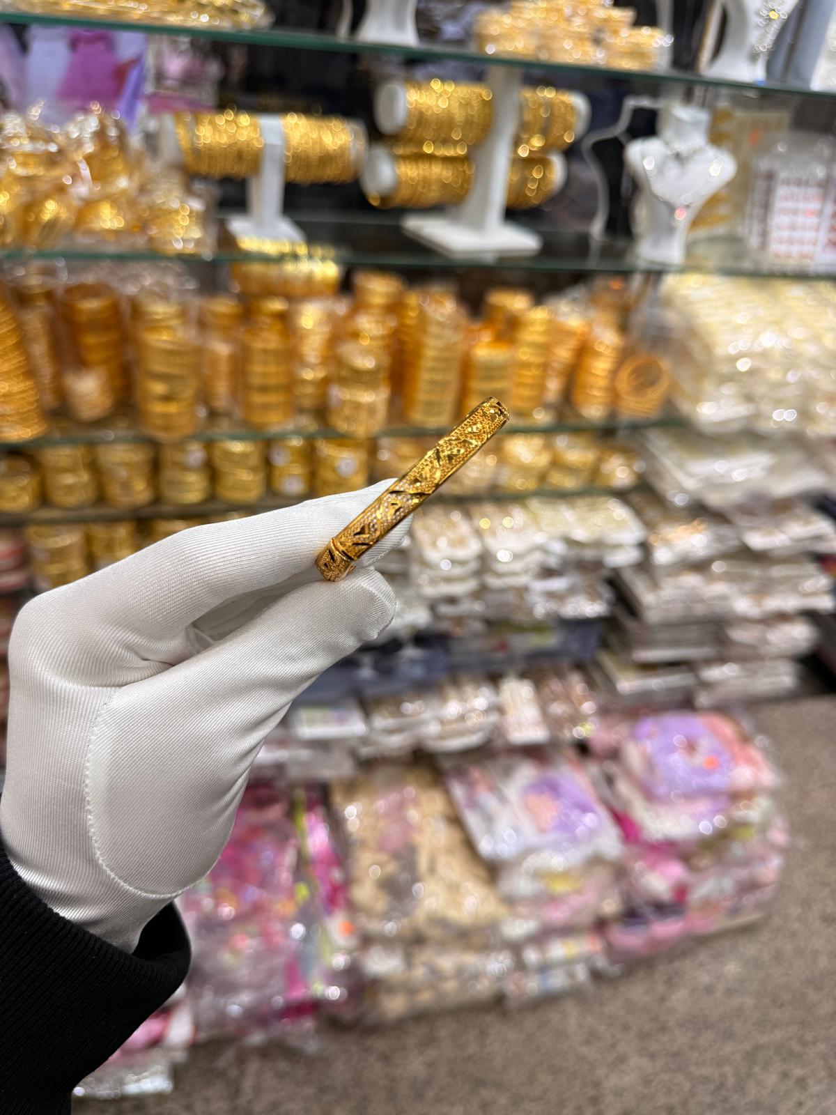 BGK 670 | 24K GOLD KAPLAMA KELEPÇE