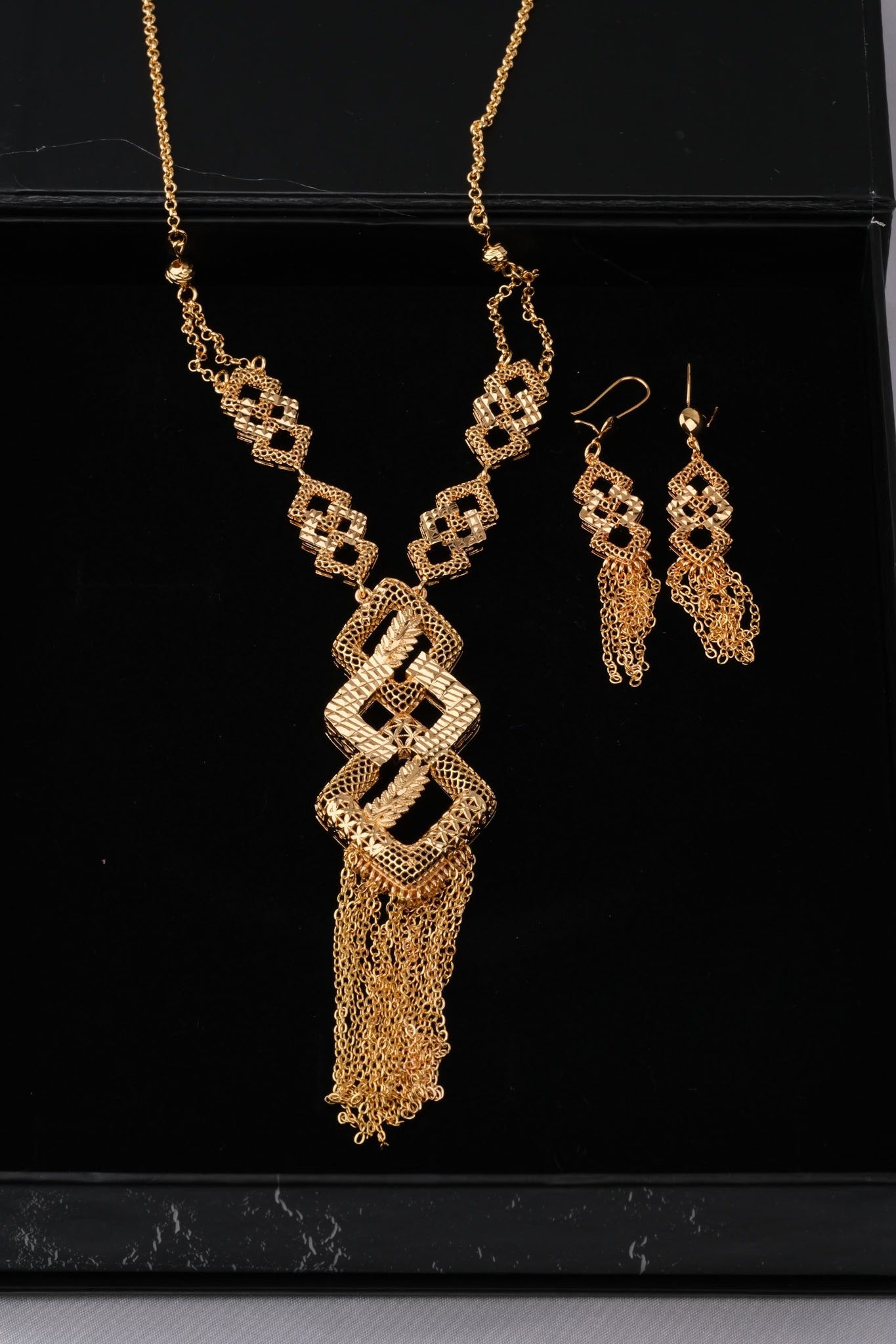 BBGKTKS 3008 | 24K GOLD KAPLAMA TAKI SETİ