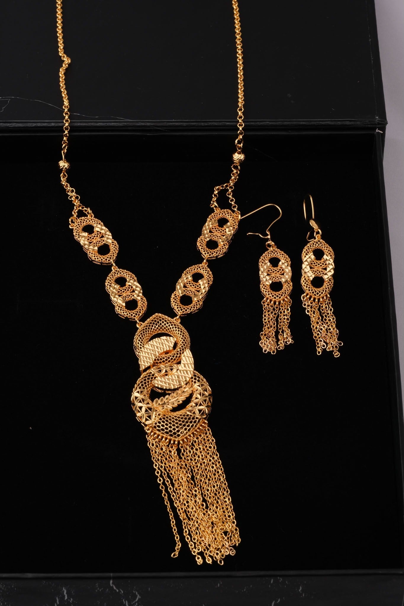 BBGKTKS 3010 | 24K GOLD KAPLAMA TAKI SETİ