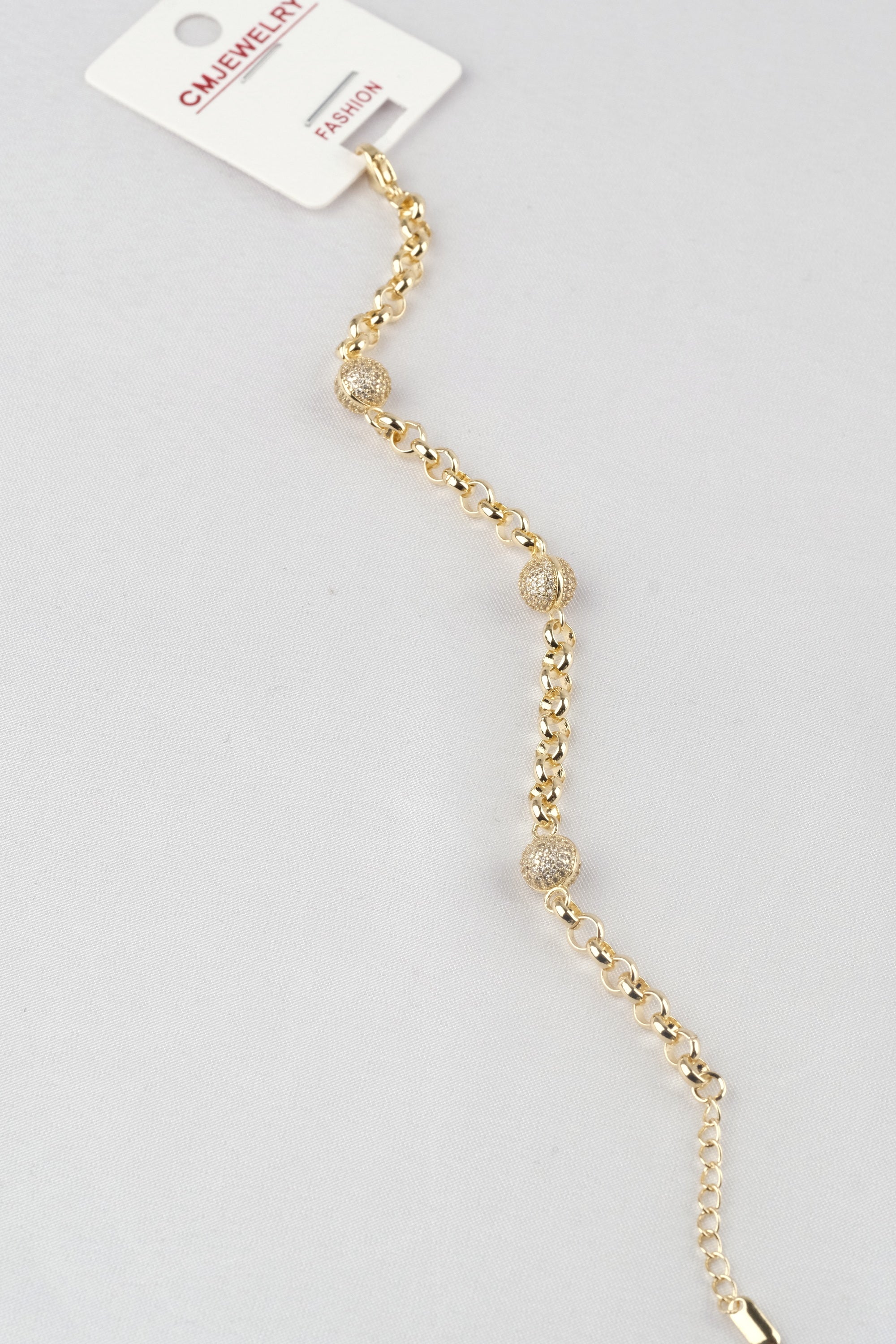 CMBL 7074 | 14K GOLD KAPLAMA CM Bileklik