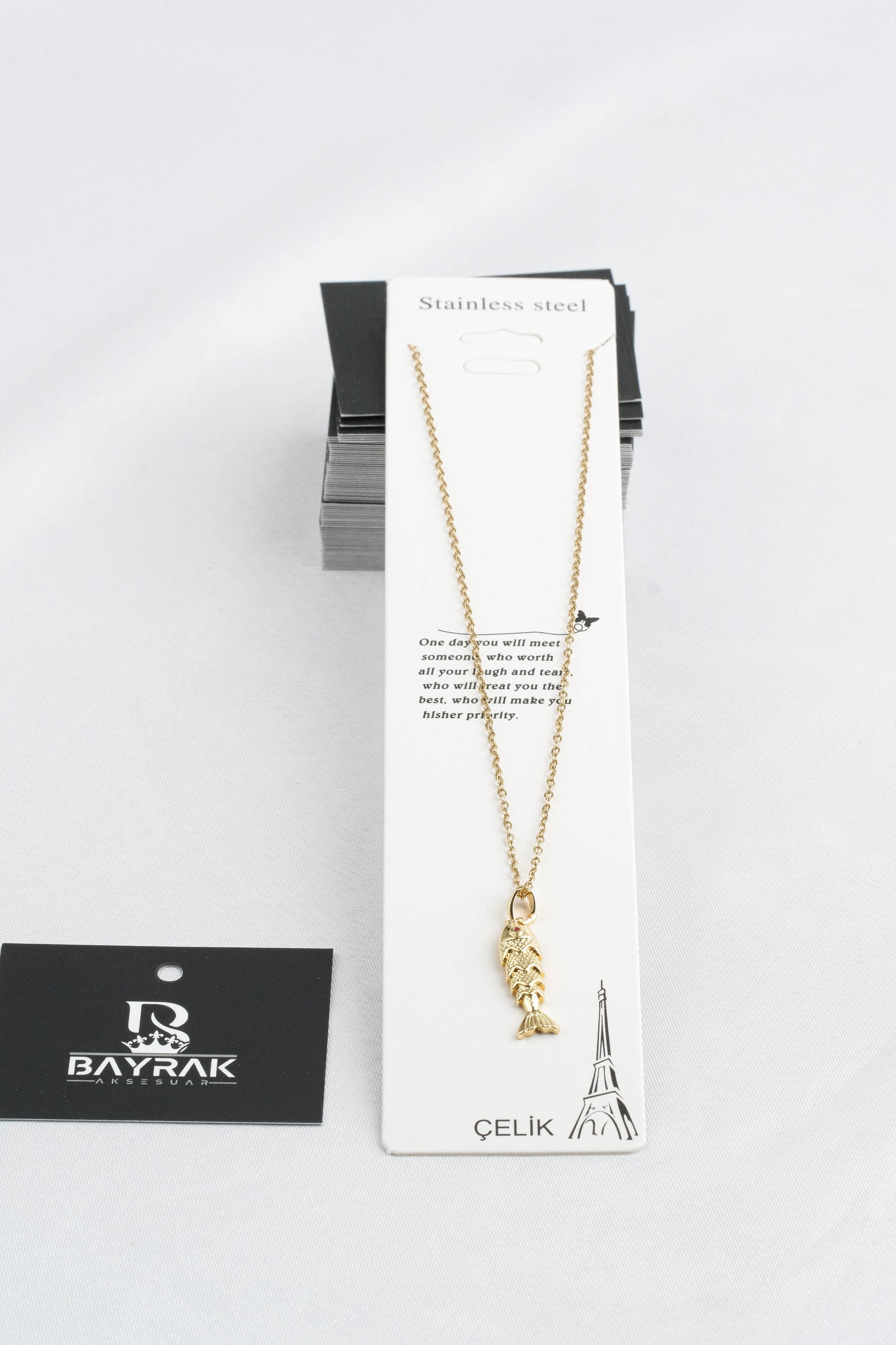 Çelik Kolye | BK 380 | (40+5) CM günlük takılar ürün görseli