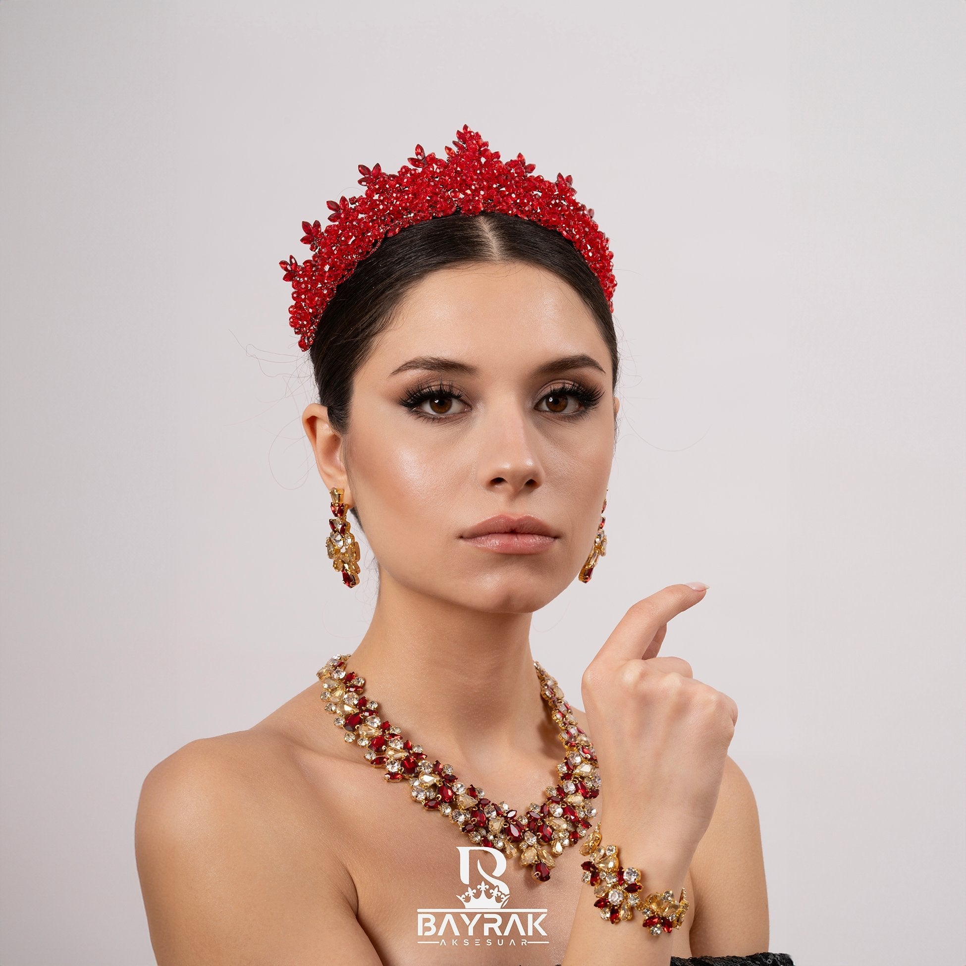 PERLA -620- / 3 Boyutlu Gelin Tacı