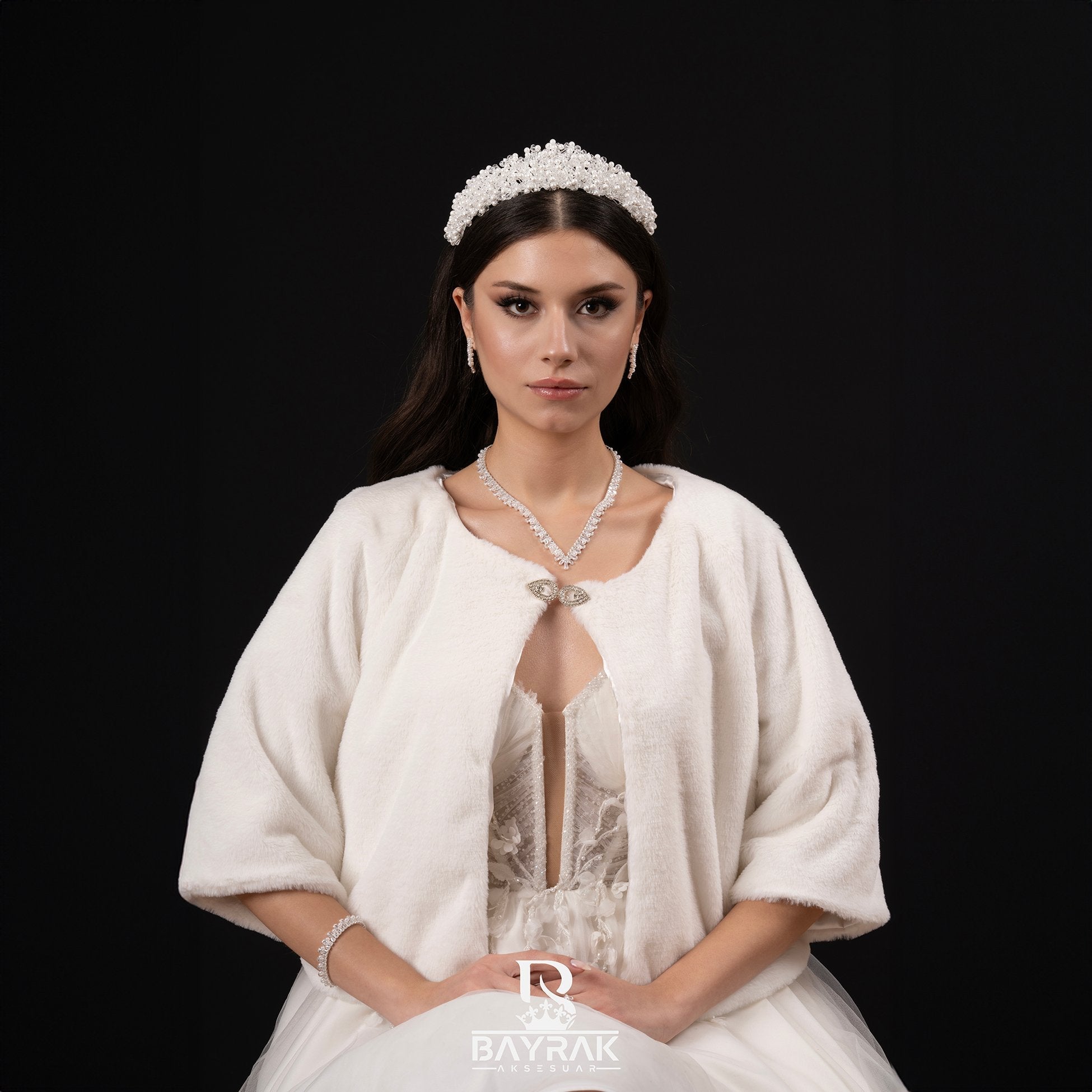 PERLA -650- / 3 Boyutlu Gelin Tacı
