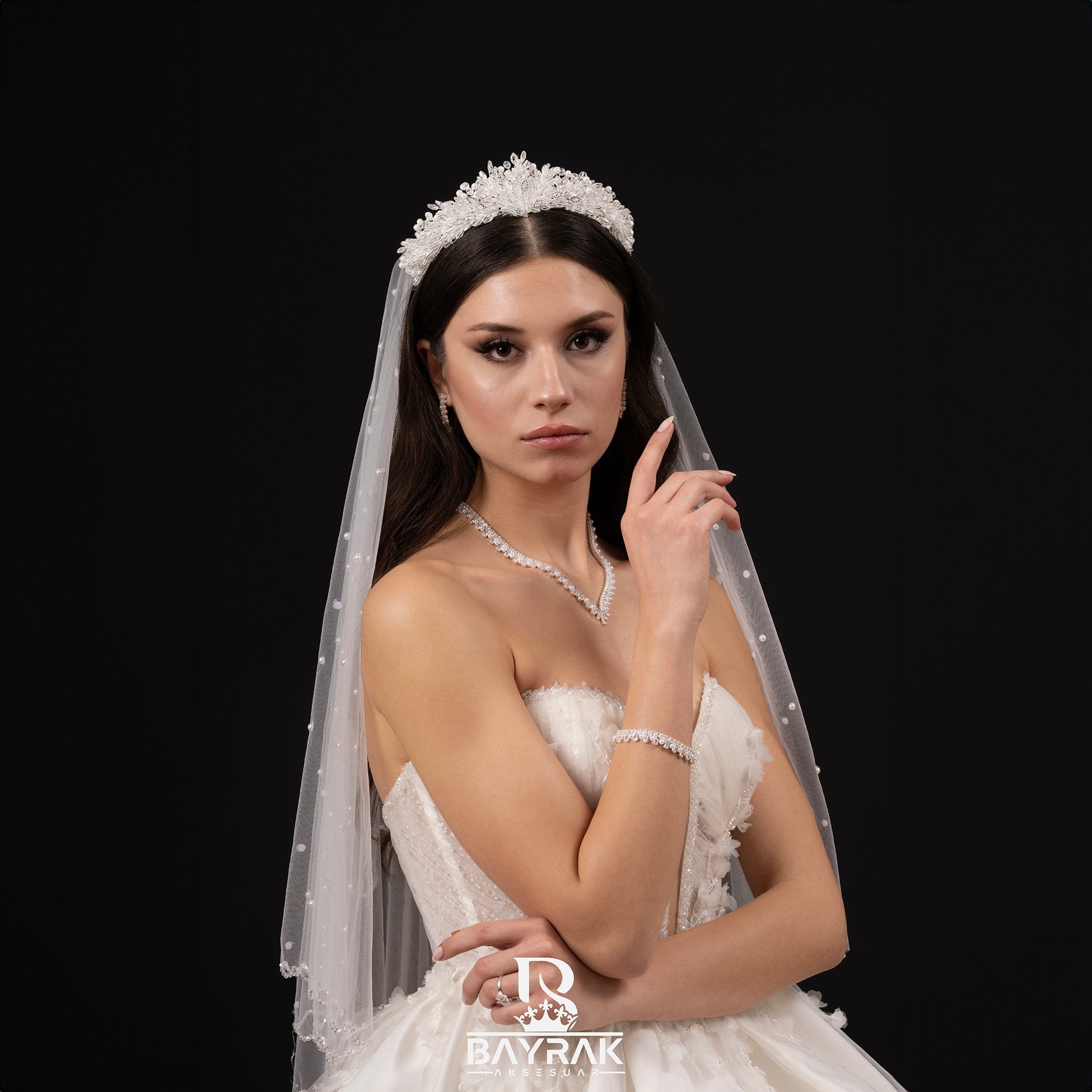 STELLA -435- / 3 Boyutlu Gelin Tacı